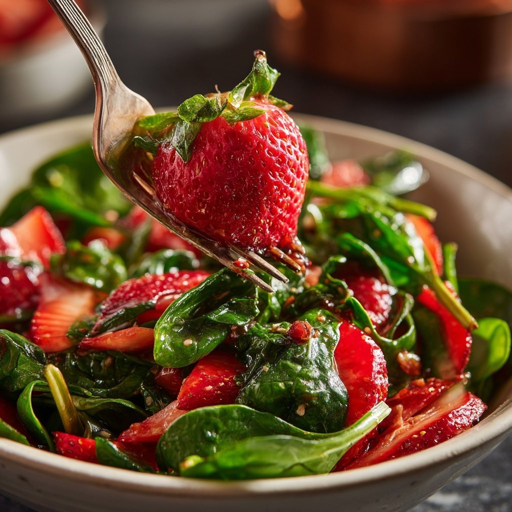 Strawberry Spinach Salad