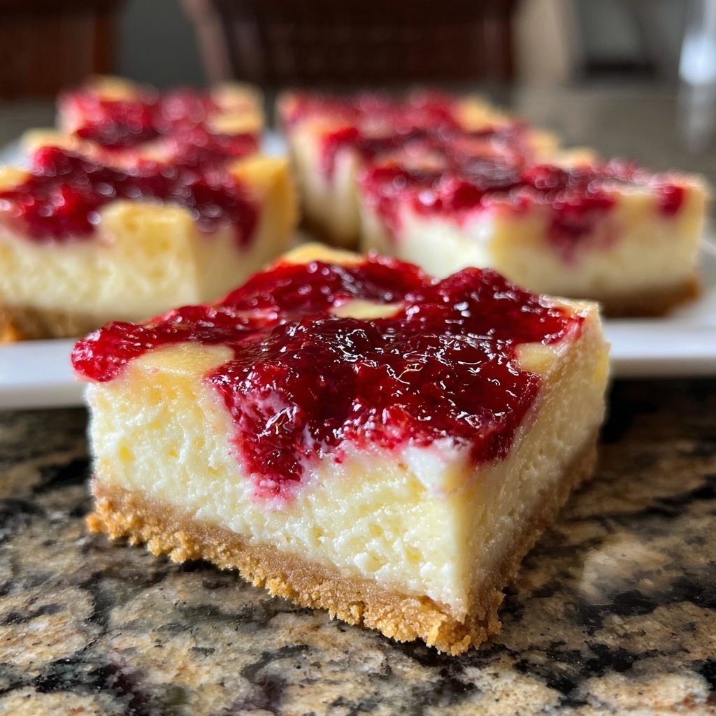 Raspberry Cheesecake Bars