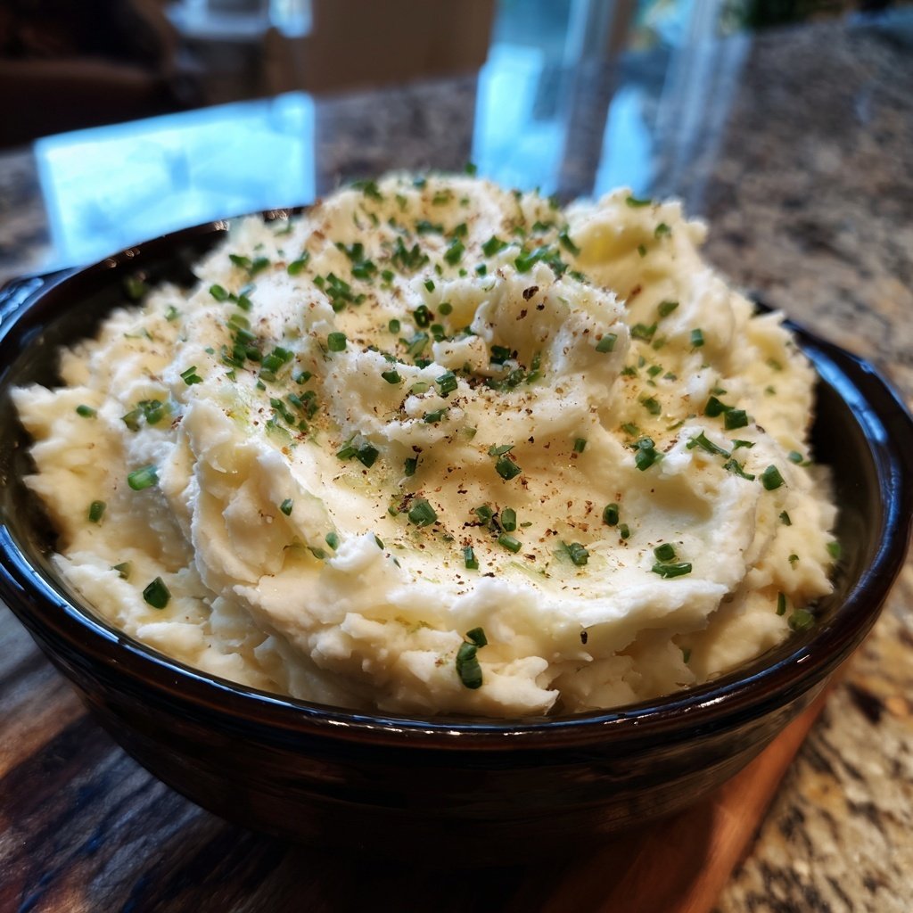 Garlic Mashed Potatoes for Two