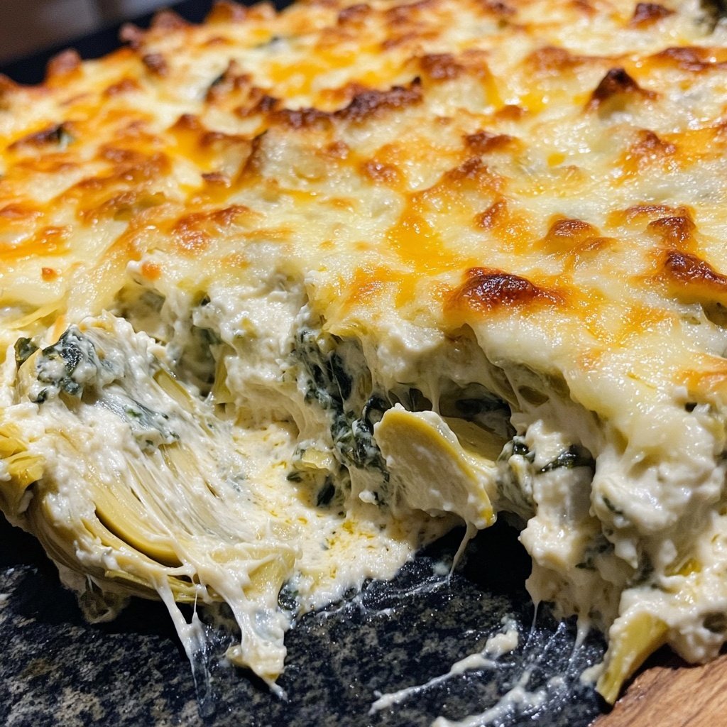Super Bowl Appetizer Spinach Artichoke Dip