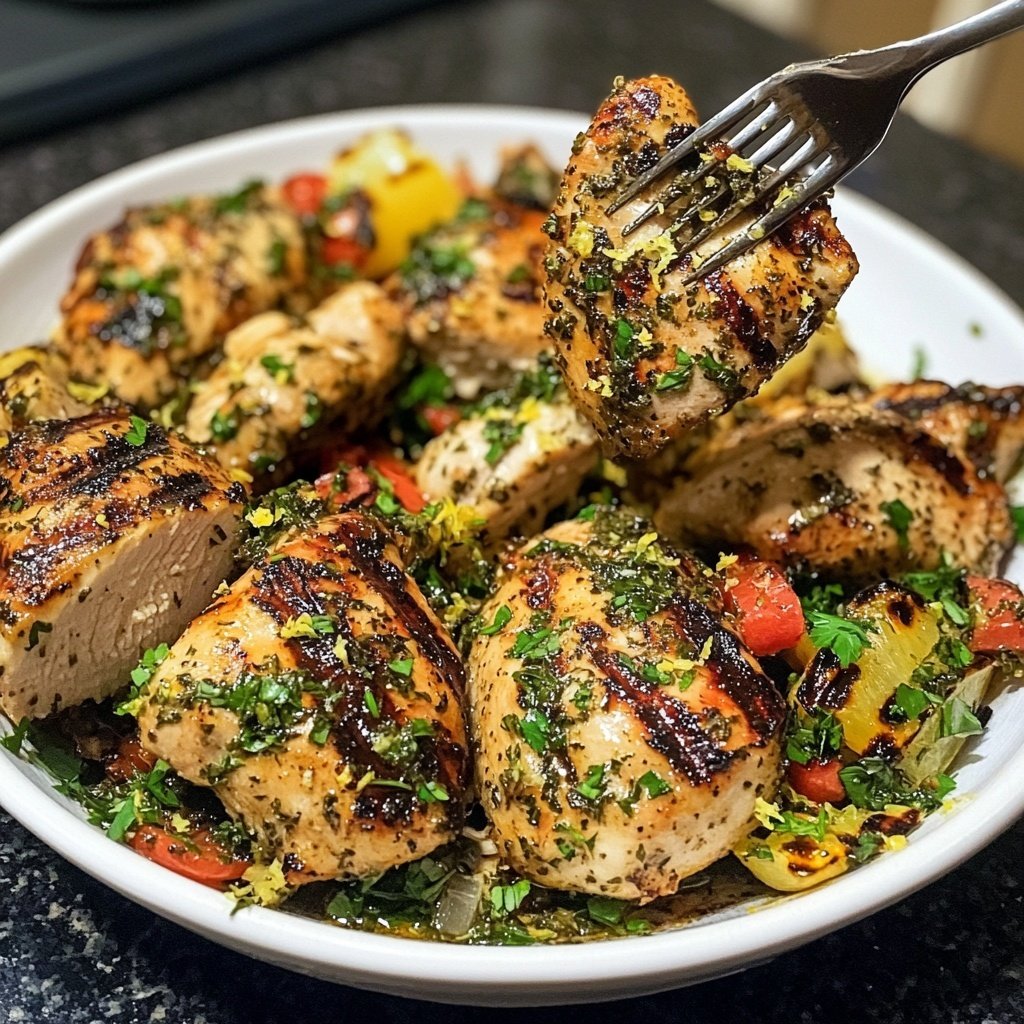 Grilled Lemon Herb Chicken Bowl